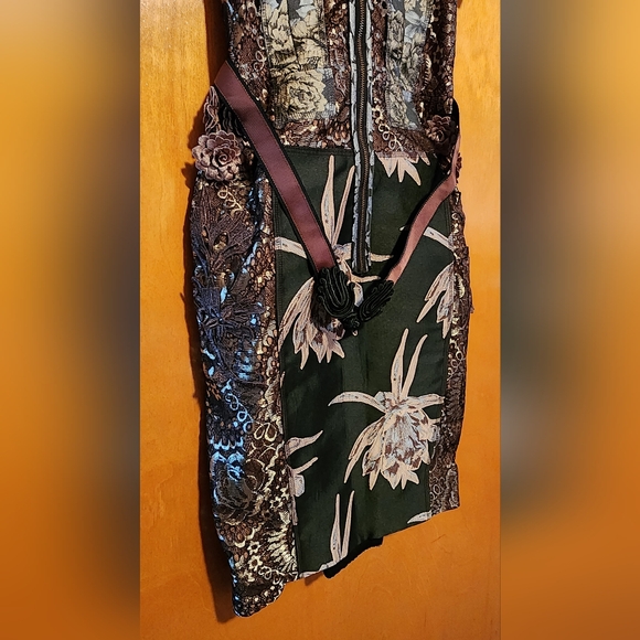 Beguile by Byron Lars Anthropologie Ornate Brocade Dress - Picture 8 of 16